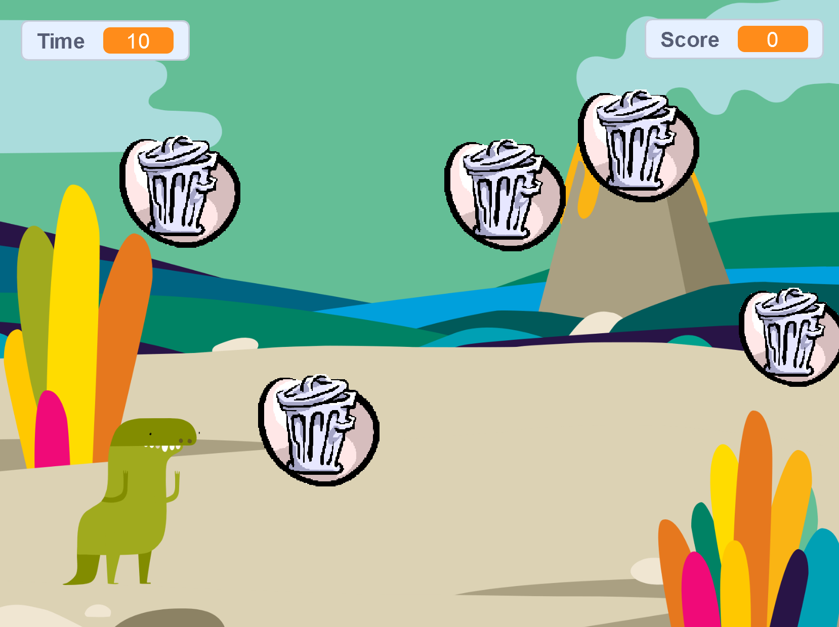 Mr Dino Trash Eater screenshot